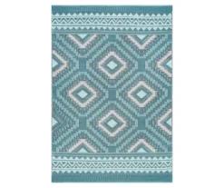Plastic Outdoor Area Rug, (5' X 7')