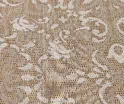 Broyhill Sandpointe Tan & Ecru Damask Outdoor Area Rug -RAZOR COSCO SHOP 810546500 810546501 810546502 4 1