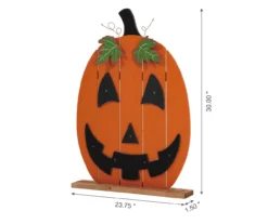 Slatted Jack O'Lantern Light-Up Decor -RAZOR COSCO SHOP 810547771 7