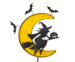 Flying Witch & Crescent Moon Light-Up Yard Stake -RAZOR COSCO SHOP 810547813 3