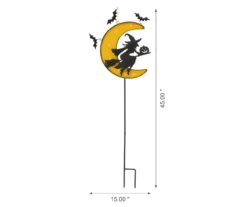 Flying Witch & Crescent Moon Light-Up Yard Stake -RAZOR COSCO SHOP 810547813 6
