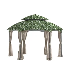Heritage Gazebo Palm Leaves Replacement Canopy -RAZOR COSCO SHOP 810549192 81