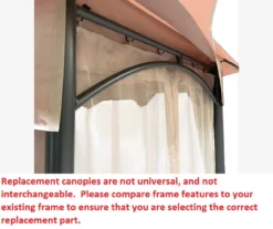 Manhattan Gazebo Replacement Riplock Canopy -RAZOR COSCO SHOP 810549196 4