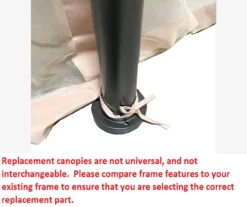 Manhattan Gazebo Replacement Riplock Canopy -RAZOR COSCO SHOP 810549196 5