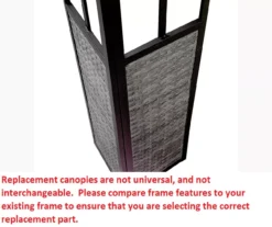 Lakewood Gazebo Beige Replacement Canopy -RAZOR COSCO SHOP 810549208 3