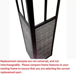 Lakewood Gazebo Beige Replacement Canopy -RAZOR COSCO SHOP 810549208 31