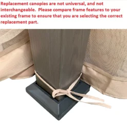 Eagle Brooke/Ashford/Asheville Beige Replacement Canopy -RAZOR COSCO SHOP 810549210 81