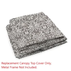 Pinehurst Gazebo Beige Damask Replacement Canopy -RAZOR COSCO SHOP 810549216 21