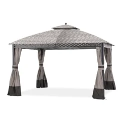 Pinehurst Gazebo Beige Damask Replacement Canopy -RAZOR COSCO SHOP 810549216 71