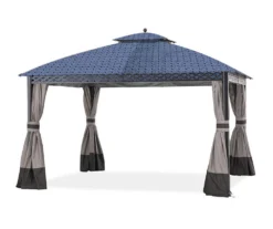 Pinehurst Gazebo Midnight Blue Trellis Replacement Canopy -RAZOR COSCO SHOP 810549217 7