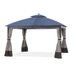 Pinehurst Gazebo Midnight Blue Trellis Replacement Canopy -RAZOR COSCO SHOP 810549217 71