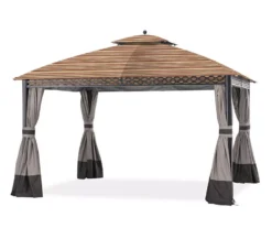 Pinehurst Gazebo Canyon Stripe Replacement Canopy -RAZOR COSCO SHOP 810549219 7