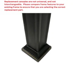 Pinehurst Gazebo Stone Stripe Replacement Canopy -RAZOR COSCO SHOP 810549220 6