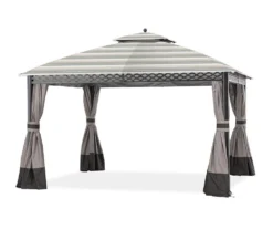 Pinehurst Gazebo Stone Stripe Replacement Canopy -RAZOR COSCO SHOP 810549220 7