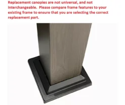 Shadow Creek Gazebo Canyon Stripe Replacement Canopy -RAZOR COSCO SHOP 810549223 4