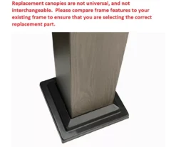 Shadow Creek Gazebo Canyon Stripe Replacement Canopy -RAZOR COSCO SHOP 810549223 41