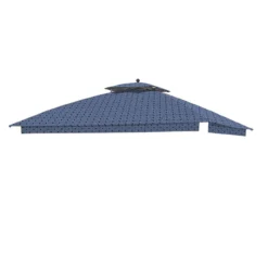 Shadow Creek Gazebo Midnight Blue Trellis Replacement Canopy -RAZOR COSCO SHOP 810549234 11