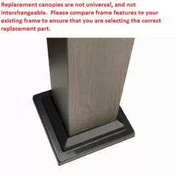 Shadow Creek Gazebo Palm Leaves Replacement Canopy -RAZOR COSCO SHOP 810549235 41