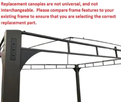 Shadow Creek Gazebo Palm Leaves Replacement Canopy -RAZOR COSCO SHOP 810549235 5