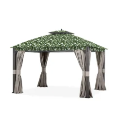 Shadow Creek Gazebo Palm Leaves Replacement Canopy -RAZOR COSCO SHOP 810549235 61