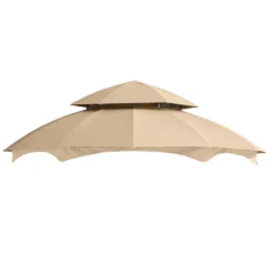 Heritage Gazebo Beige Replacement Canopy -RAZOR COSCO SHOP 810549236 11