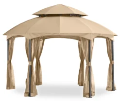 Heritage Gazebo Beige Replacement Canopy -RAZOR COSCO SHOP 810549236 8