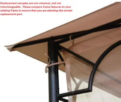 Bamboo Look Gazebo Beige Replacement Riplock Canopy & Side Mosquito Netting Set 10 Bamboo Look Gazebo Beige Replacement Riplock Canopy & Side Mosquito Netting Set -RAZOR COSCO SHOP 810549241 3
