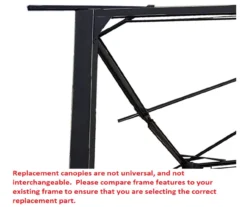 Monterey Gazebo Stone Stripe Replacement Canopy -RAZOR COSCO SHOP 810549252 4