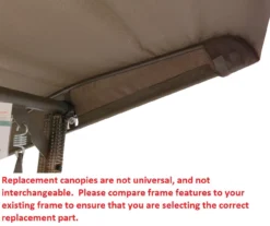 Palermo Swing Brown Replacement Canopy -RAZOR COSCO SHOP 810549254 4