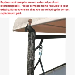 Augusta Swing Beige Replacement Canopy -RAZOR COSCO SHOP 810549255 41