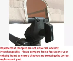 Augusta Swing Beige Replacement Canopy -RAZOR COSCO SHOP 810549255 5