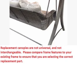 Lakewood Swing Beige Replacement Canopy -RAZOR COSCO SHOP 810549256 3