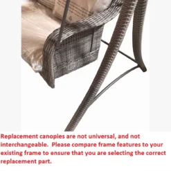Lakewood Swing Beige Replacement Canopy -RAZOR COSCO SHOP 810549256 41