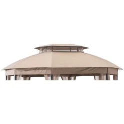 Jefferies Gazebo Beige Replacement Riplock Canopy -RAZOR COSCO SHOP 810549265 11