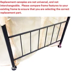 Jefferies Gazebo Beige Replacement Riplock Canopy -RAZOR COSCO SHOP 810549265 51