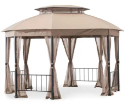 Jefferies Gazebo Beige Replacement Riplock Canopy -RAZOR COSCO SHOP 810549265 6