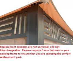 Westbrook Gazebo Beige Replacement Canopy -RAZOR COSCO SHOP 810549273 3