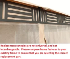 Westbrook Gazebo Replacement Riplock Canopy -RAZOR COSCO SHOP 810549280 4