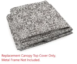 Westbrook Gazebo Beige Damask Replacement Canopy -RAZOR COSCO SHOP 810549281 2