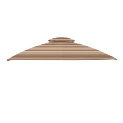Westbrook Gazebo Canyon Stripe Replacement Canopy -RAZOR COSCO SHOP 810549284 11