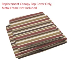 Westbrook Gazebo Canyon Stripe Replacement Canopy -RAZOR COSCO SHOP 810549284 21