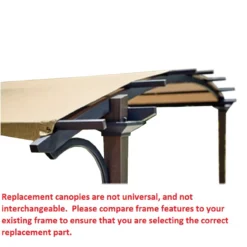 Capilano Pergola Beige Replacement Riplock Canopy -RAZOR COSCO SHOP 810549289 51