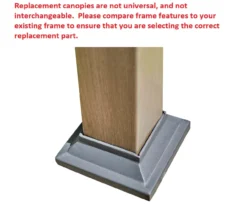 Capilano Pergola Beige Replacement Riplock Canopy -RAZOR COSCO SHOP 810549289 8