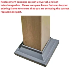 Capilano Pergola Beige Replacement Riplock Canopy -RAZOR COSCO SHOP 810549289 81