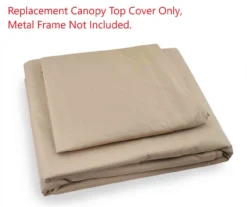 Bay Window Single Finial Gazebo Beige Replacement Riplock Canopy -RAZOR COSCO SHOP 810549292 2