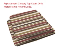 South Hampton Gazebo Canyon Stripe Replacement Canopy -RAZOR COSCO SHOP 810549300 2