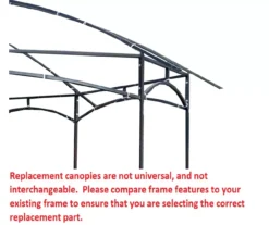 Newport Gazebo Beige Replacement Canopy -RAZOR COSCO SHOP 810549302 4