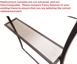 Dome Top Grill Gazebo Beige Replacement Riplock Canopy -RAZOR COSCO SHOP 810549305 6