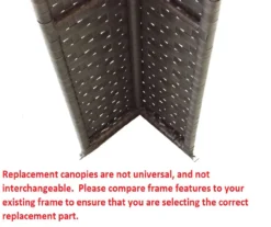 Riviera Sonoma Gazebo Beige Damask Replacement Canopy -RAZOR COSCO SHOP 810549315 7
