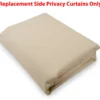 Windsor Dome Gazebo Beige Replacement Privacy Curtain Set